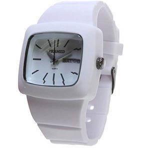 Brand new White silicone waterproof watch